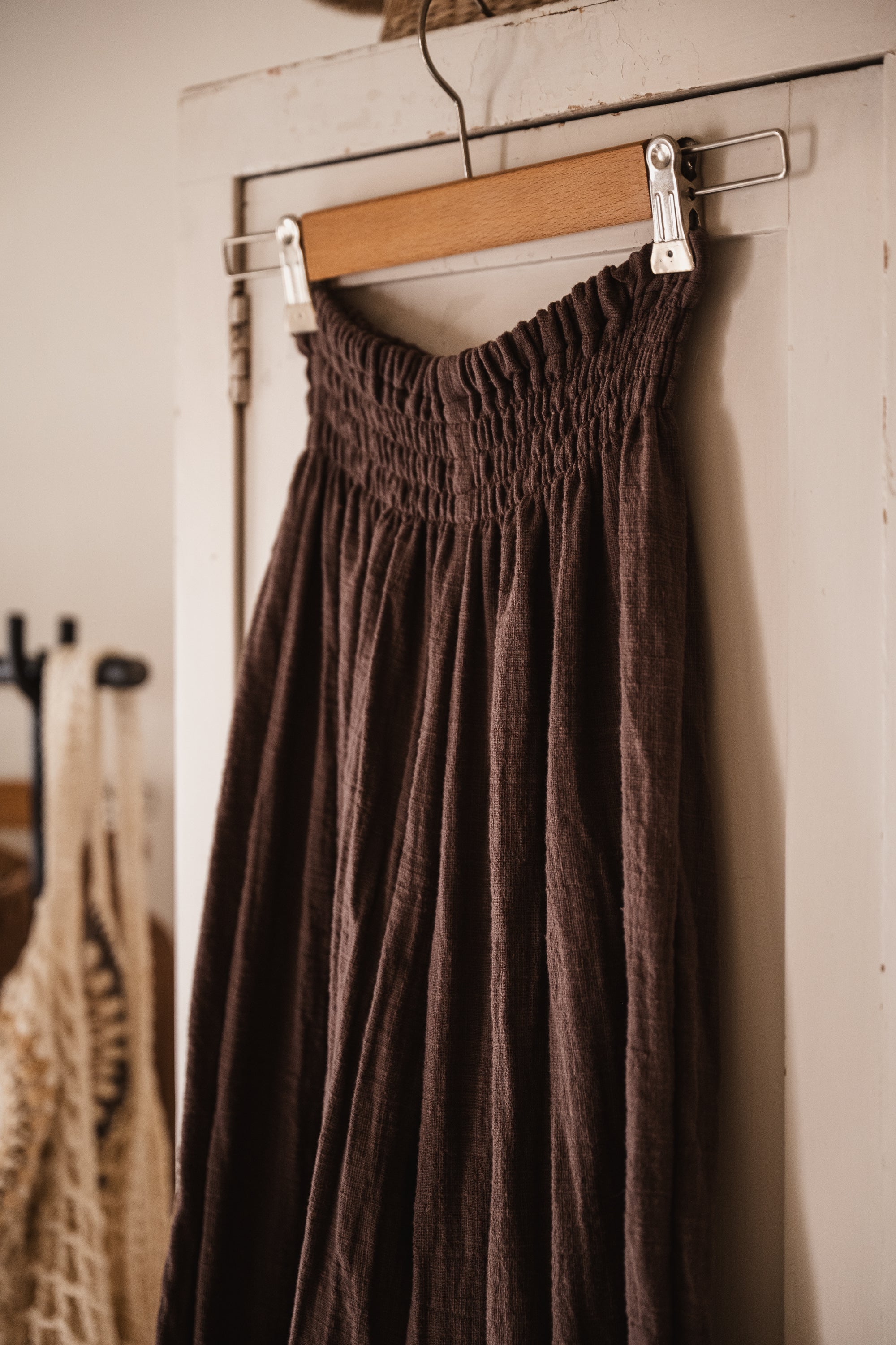 Pia pants in dark brown