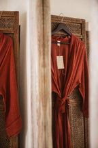 Hewa Kimono Burgundy