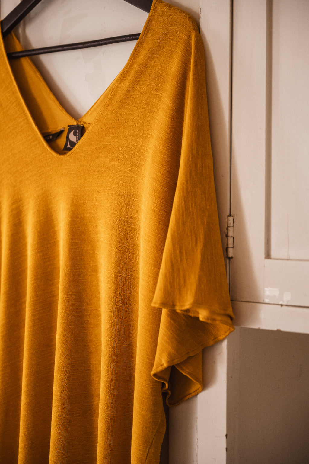 Kaftan dress Ocher Yellow