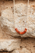 Coral shell necklace