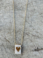 Heart necklace, gold