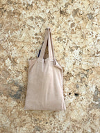 Terry cotton kaftan in Pale blush inclusive matching tote bag
