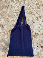Kaftan dress,  night blue with matching tote bag