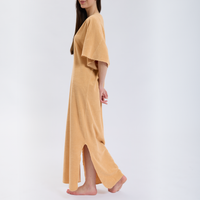 Kaftan dress sandy caramel