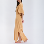 Kaftan dress sandy caramel