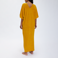 Kaftan dress Ocher Yellow