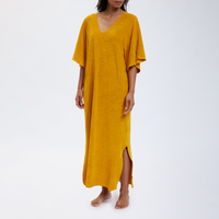 Kaftan dress Ocher Yellow