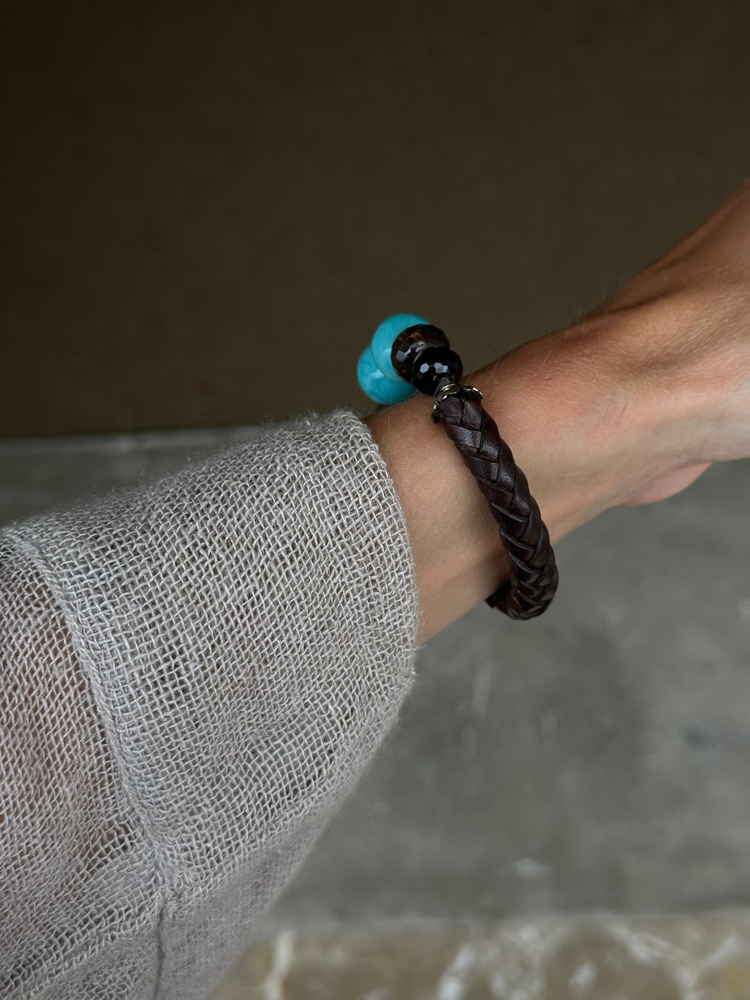 Handmade gemstone bracelet