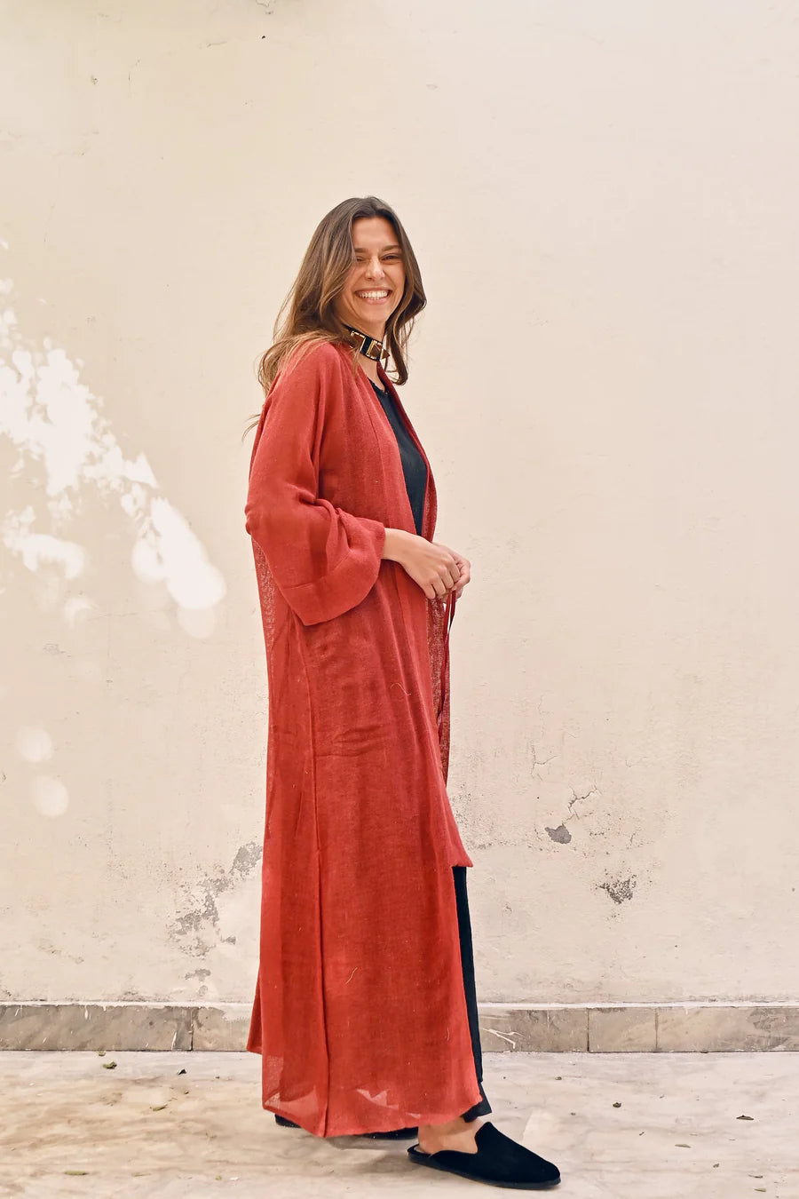 Hewa Kimono Burgundy