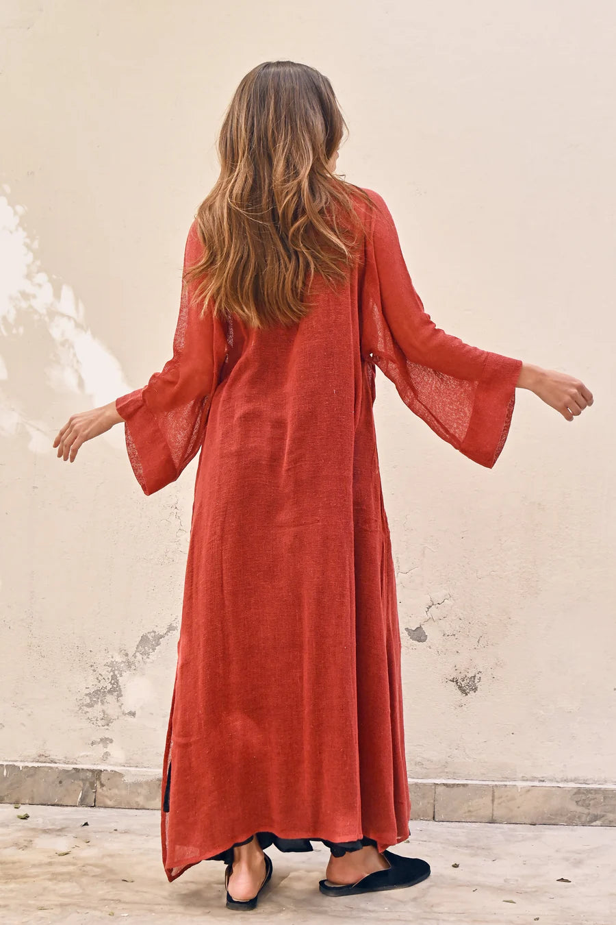 Hewa Kimono Burgundy