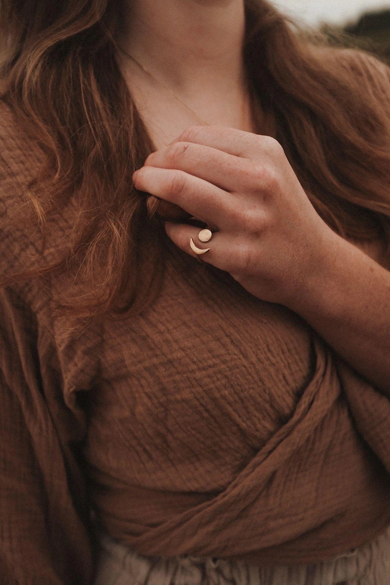 SOON back in stock : Sun Moon Talisman ring